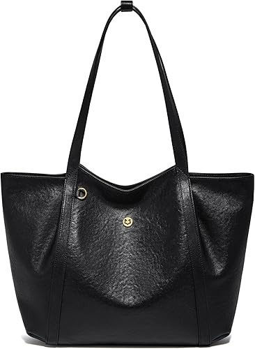 FOXLOVER Large Capacity Genuine Leather Tote Bag for Women Designer Purses and Handbags Ladies Shoulder Bags
